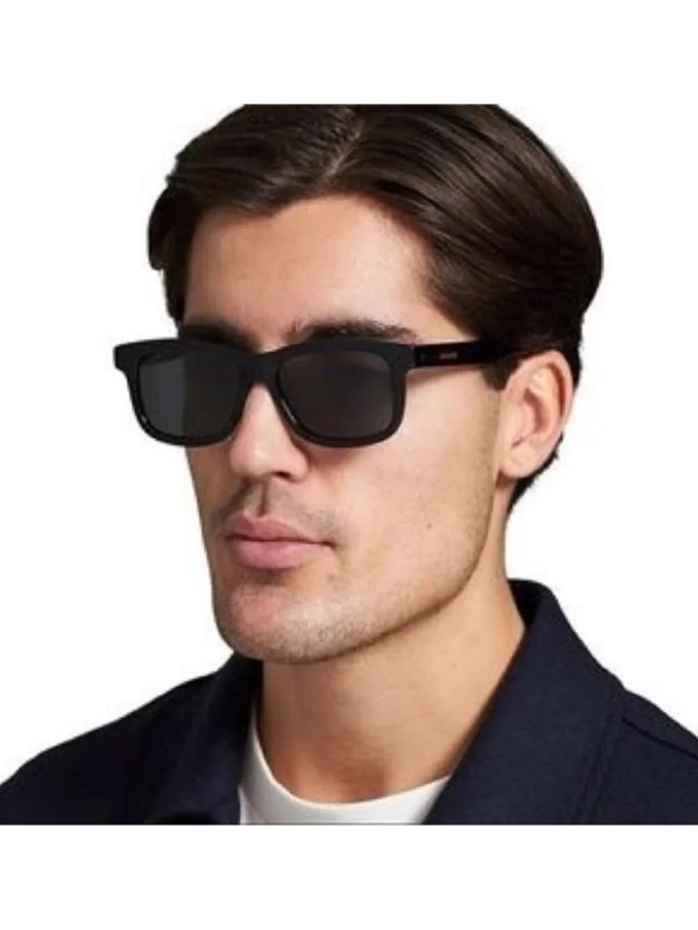 GUCCI Grey Square Men's Sunglasses GG0824S 005 55